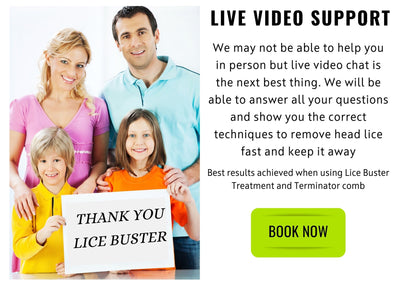 Head Lice Video Support –  Step-by-step head lice removal tutorial
